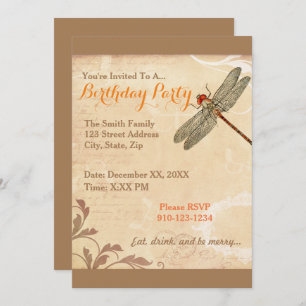 Crear su propia invitación de cumpleaños a la libé