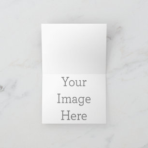 Crear su propia invitación plegada horizontal pequ