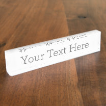 Crear su propia placa de nombres de escritorio