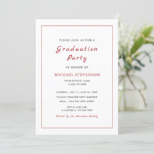 Crear su propia plantilla de invitación a graduaci