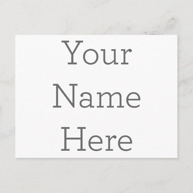 Crear su propia postal de nombre (Anverso)