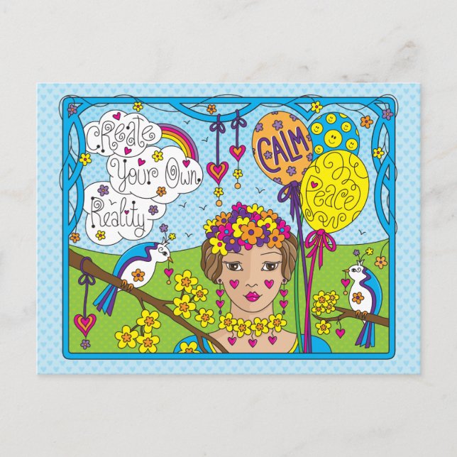 Crear su propia postal de realidad (Anverso)