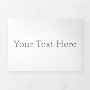 Crear su propia tarjeta de 5" x 7" triple carta pl