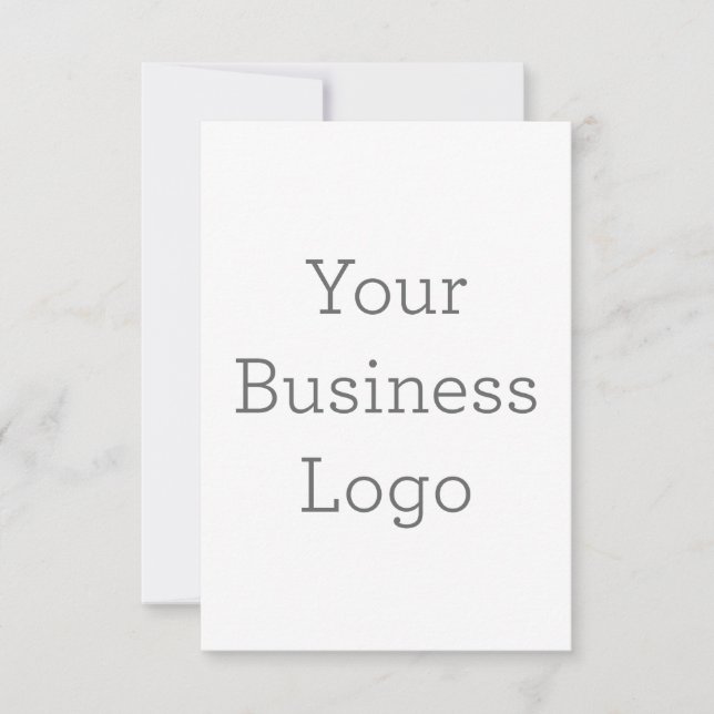 8,9 cm x 12,7 cm Tarjeta de agradecimiento plana (Anverso)