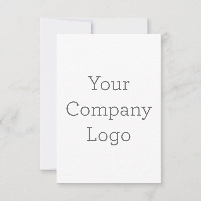 8.9 cm x 12.7 cm Tarjeta de agradecimiento plana (Anverso)