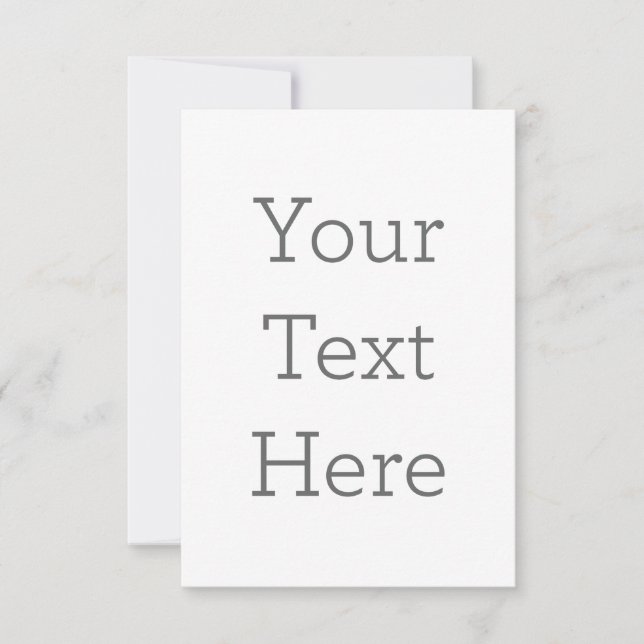 8.9 cm x 12.7 cm Tarjeta de agradecimiento plana (Anverso)