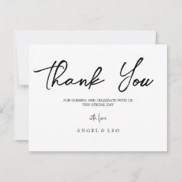 Crear su propia tarjeta de agradecimiento minimali