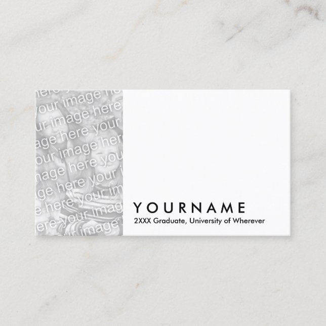 crear su propia tarjeta de graduado (Anverso)