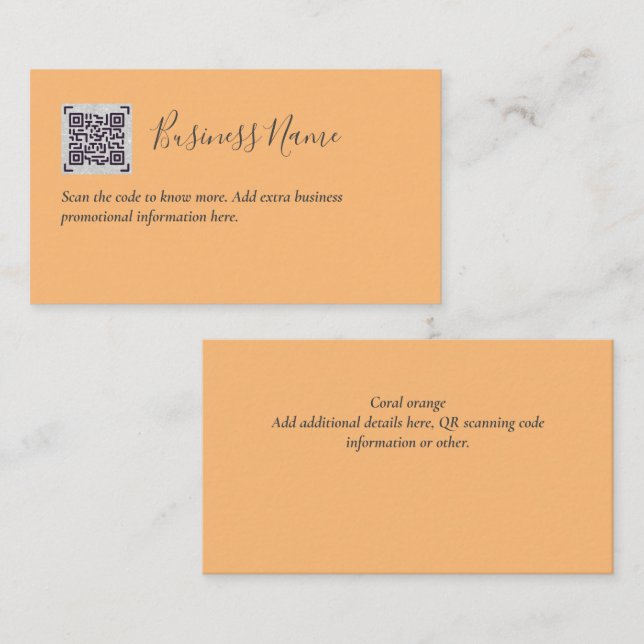 Crear su propia tarjeta de presentación de código  (Anverso / Reverso)