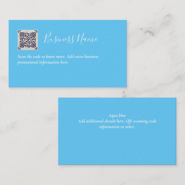 Crear su propia tarjeta de presentación de código  (Anverso / Reverso)