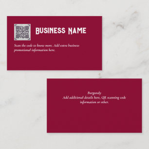 Crear su propia tarjeta de presentación de código 