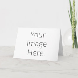Crear su propia tarjeta de saludo horizontal Perso
