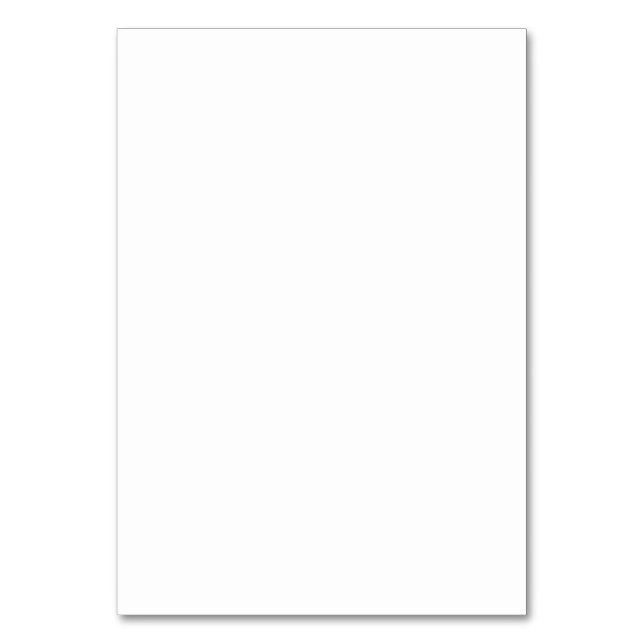 Crear su propia tarjeta de tabla (Anverso)