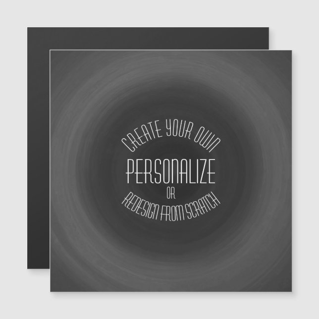 Crear su propia tarjeta magnética de diseño person (Anverso/Reverso)