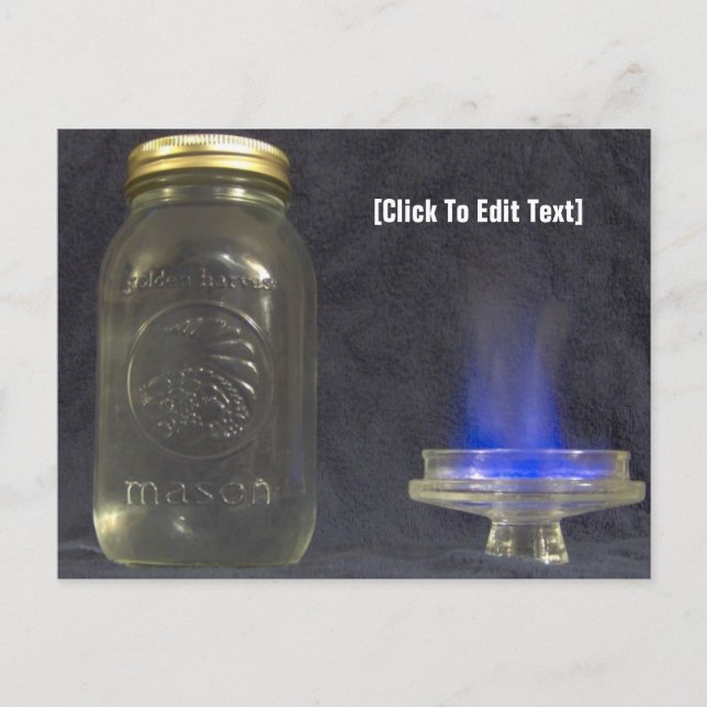 Crear su propia tarjeta postal de alcohol casero (Anverso)