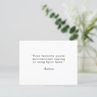 Crear su propia tarjeta postal de saludo de cotiza
