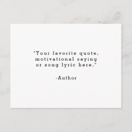 Crear su propia tarjeta postal de saludo de cotiza