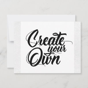 Crear su propia tarjeta RSVP