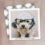 Crear su propio borde blanco de galería de fotos<br><div class="desc">Añade tu selfie o retrato favorito de un amigo. Utilice una foto cuadrada para crear un regalo único y personal o para mantener el cachorro hipster y hacer un keepsake de moda. Si necesita ajustar las imágenes,  haga clic en la herramienta personalizar para realizar cambios.</div>