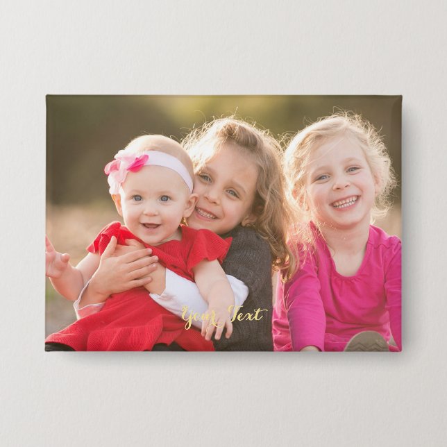 Crear su propio botón Personalizado para niños fot (Anverso)