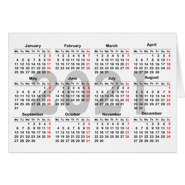 Crear su propio calendario 2021 (Anverso (Horizontal))