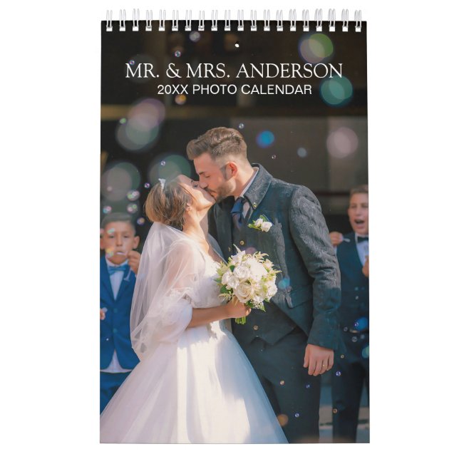 Crear su propio calendario de fotos Bodas 2025 (Tapa)