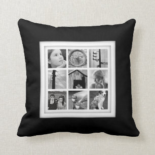 Crear-Su-Propio Cojín decorativo del collage de