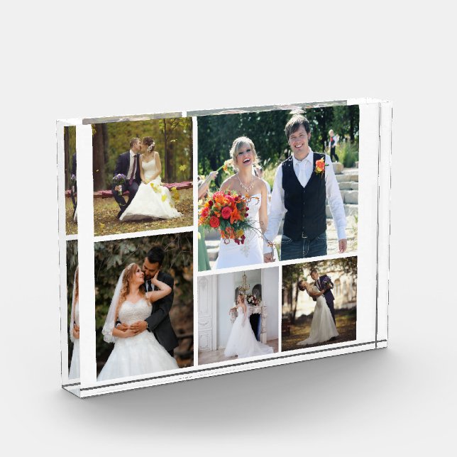 Crear su propio Collage de 5 Bodas de fotos (Izquierda)