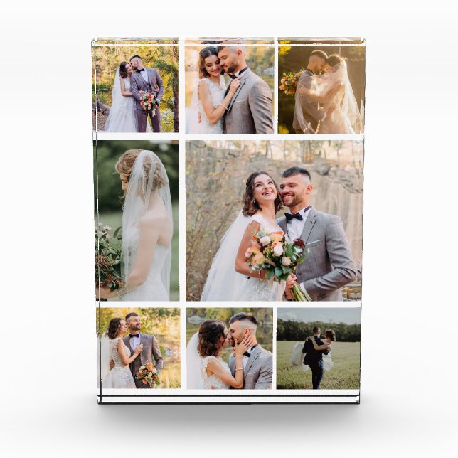 Crear su propio Collage de 8 Bodas de fotos (Anverso)