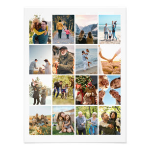 Crear su propio Collage de fotos 16 personalizado
