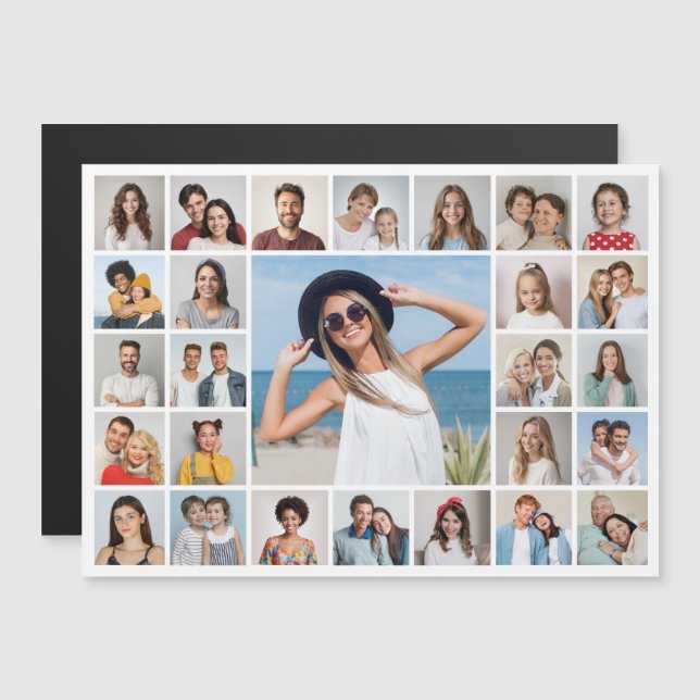 Crear su propio Collage de fotos de 27 (Anverso/Reverso)