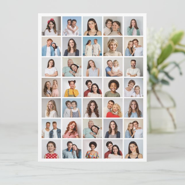 Crear su propio Collage de fotos de 35 (Anverso de pie)