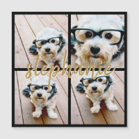 Crear su propio Collage de fotos de 4 - Nombre del