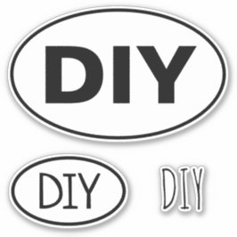 Crear su propio conjunto de Pegatinas de Óvalo de 