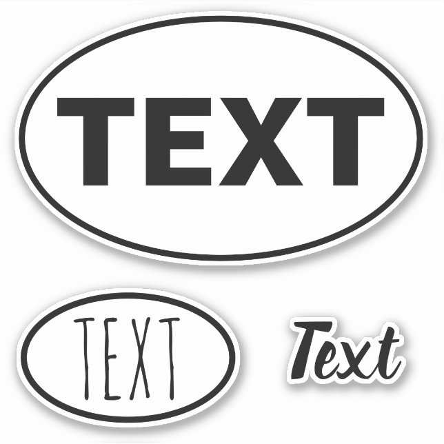 Crear su propio conjunto de Pegatinas de vinilo de (Anverso)