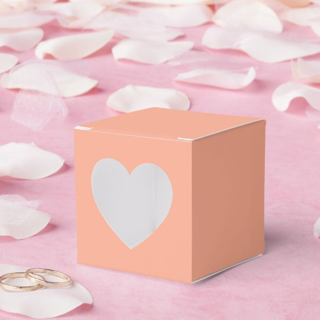 Crear su propio diseño Corazón Cortar caja de favo (Boda)