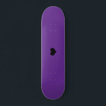 Crear su propio diseño de skateboard Personalizado<br><div class="desc">Crear su propio diseño de skateboard púrpura Personalizado</div>
