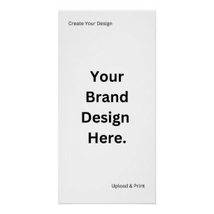 Crear su propio diseño e imprimir Poster brillante