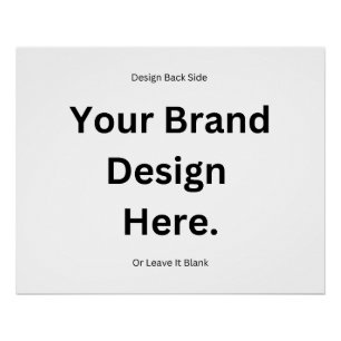 Crear su propio diseño e imprimir Poster brillante