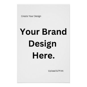 Crear su propio diseño e imprimir Poster brillante