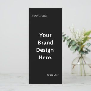 Crear su propio diseño e imprimir tarjeta plana