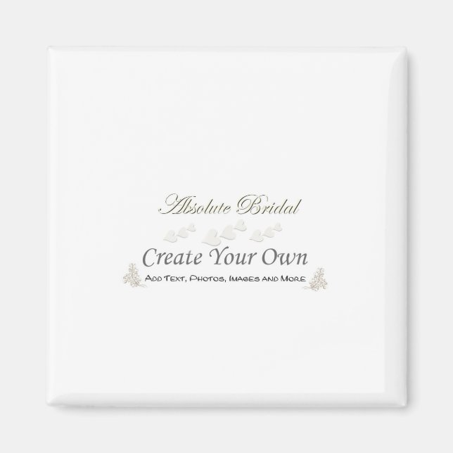 Crear su propio Guardar imanes de fecha (Frente)