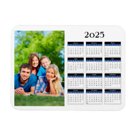 Crear su propio imán de calendario de fotos famili