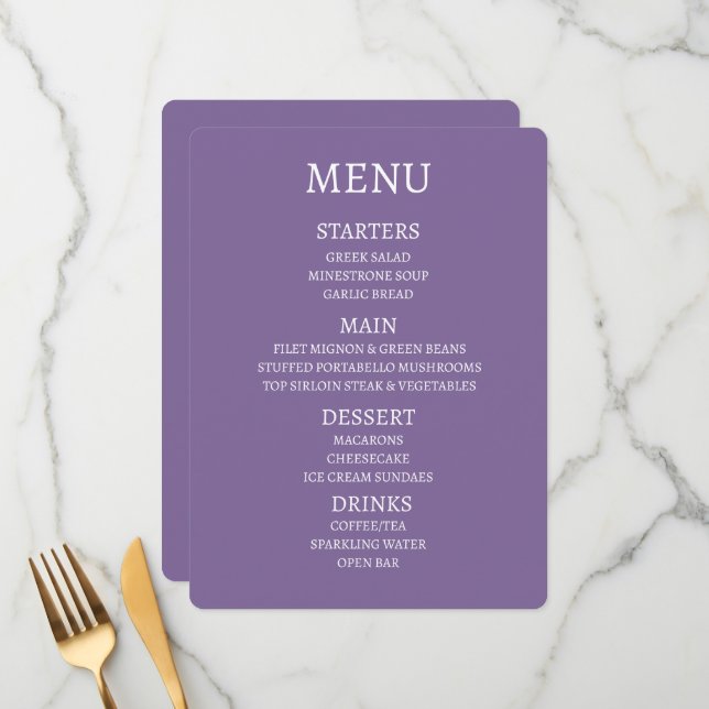Crear su propio menú personalizado (Anverso/Reverso In Situ)