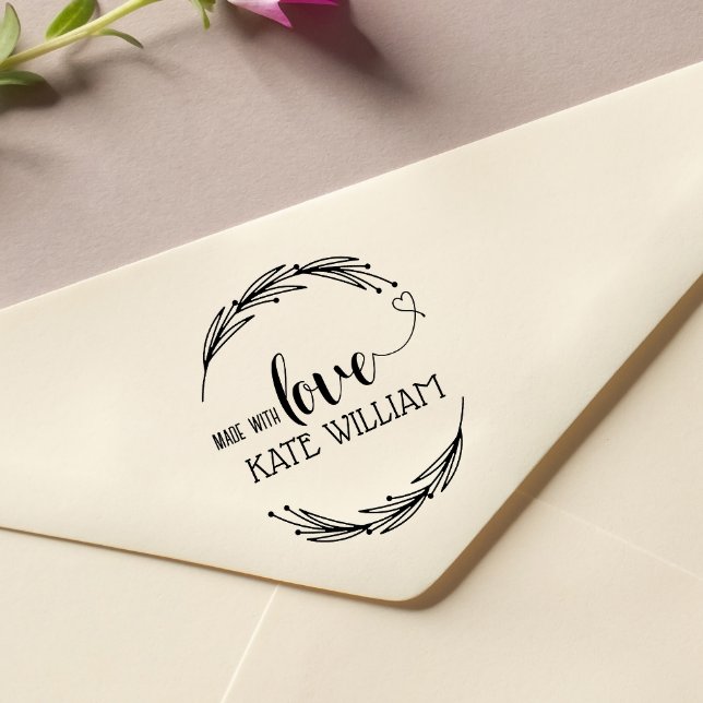 Crear su propio nombre a mano Sello de goma (Subido por el creador)