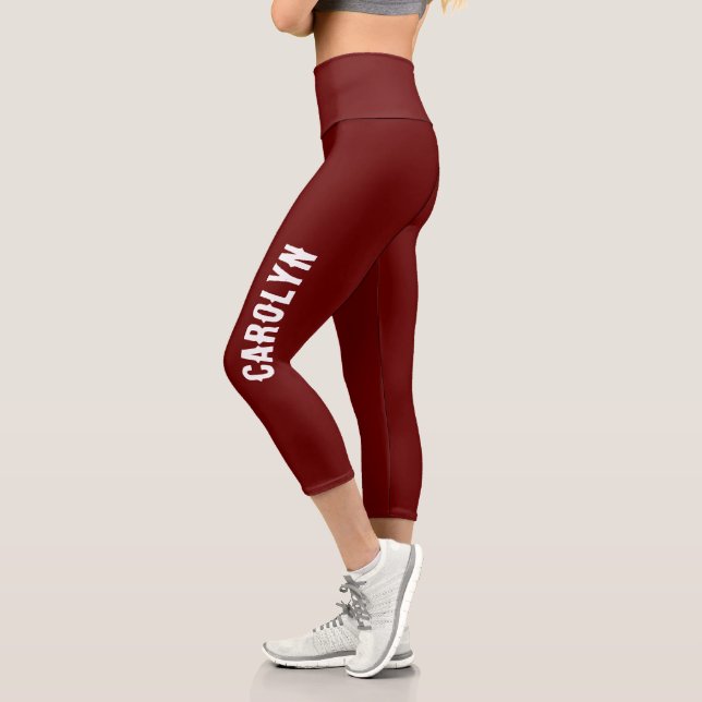 Crear su propio nombre personalizado Leggings (Izquierda)