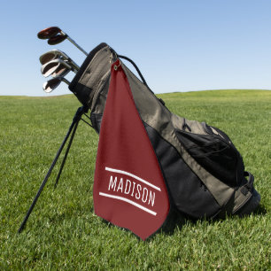 Crear su propio nombre Toalla de Golf Personalizad