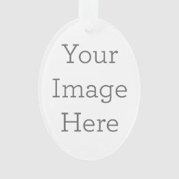 Crear su propio ornamento acrílico ovalado