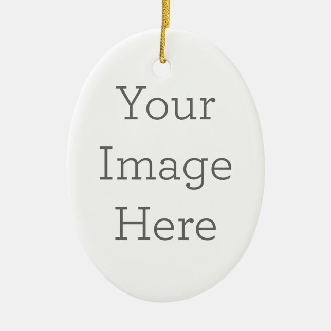 Adorno cerámico ovalado (Frente)