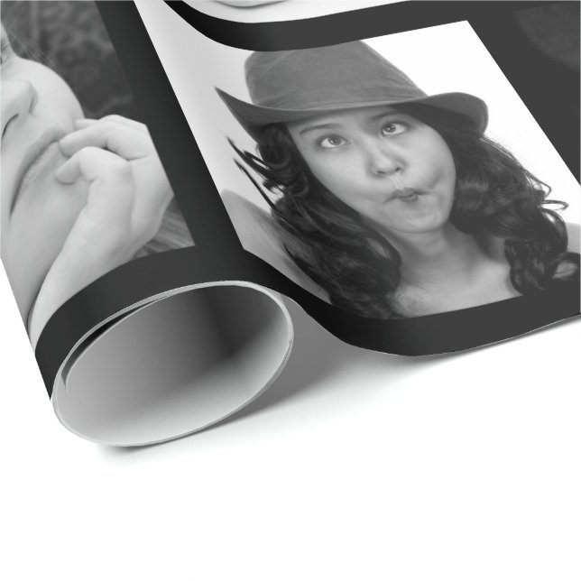 Crear-Su-Propio papel de regalo del collage (Esquina del rollo)